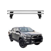 Menabo DachträGer GrundtäGer FüR Toyota Hilux 2015-2026 50Kg Alu Silber 2 Tlg
