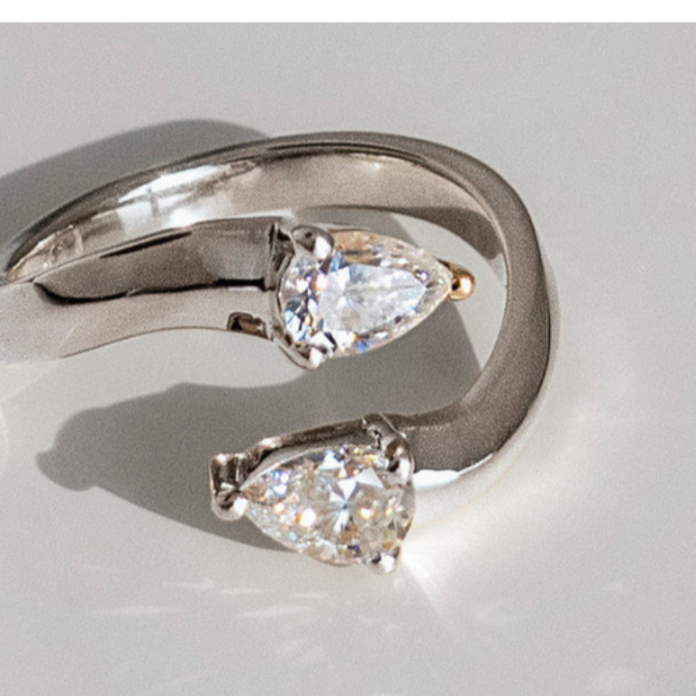 Bague de fiançailles diamant créée en laboratoire certifié IGI