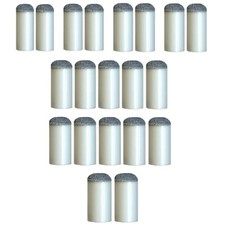 20 Assorted Slip Push On Pool Cue Press Tips 7 Sizes