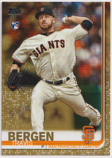 2019 Topps Update Gold #US40 Travis Bergen 1535/2019 RC San Francisco Giants
