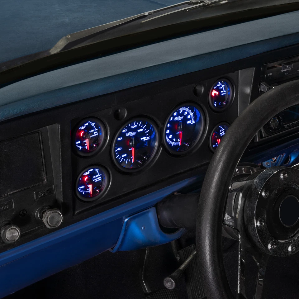 GlowShift Cluster Dash Pod Tinted Dial 6-Gauge Bundle for 73-79 Ford F-Series - Imagem 3 de 4