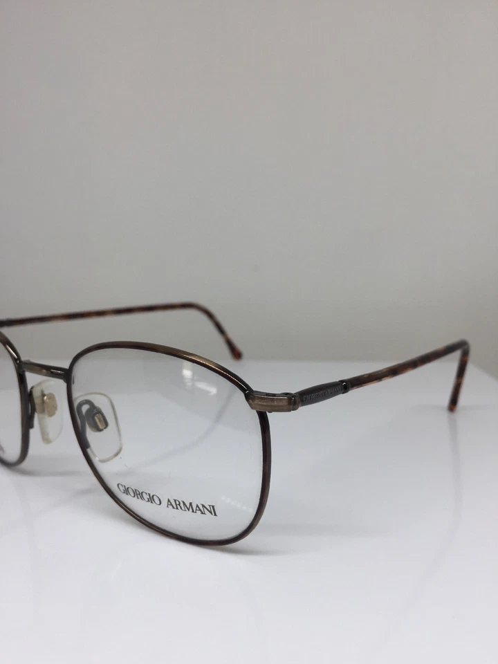 Nuevo DE COLECCIÓN Giorgio Armani 268 GA 268 C. 1017 Tortuga y Bronce 50mm Foto 2 de 4