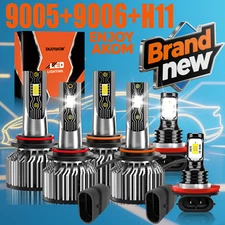 For Honda Civic 2006-2015 Hi/Low&Fog LED Bulb Kit 26000LM