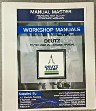 Deutz TD/TCD 2012 2V - Engine Workshop Printed Service Repair Manual - FREE POST