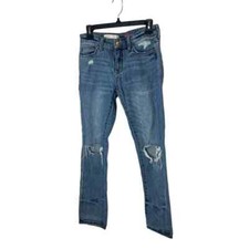 Anthropologie Pilcro Slim Boyfriend Distressed Jeans Size 26