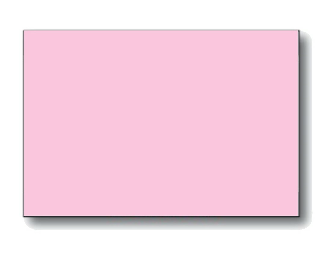 Pink Letter-Size Posting Sheets with Top Adhesive Strip - 250 Sheets