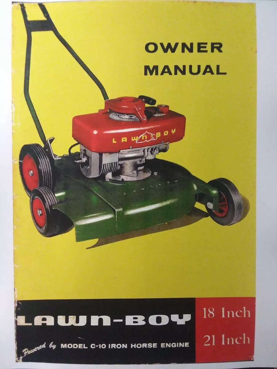Lawn Boy 1955 OMC Rotary Mower Owner Service Parts Manual C 10