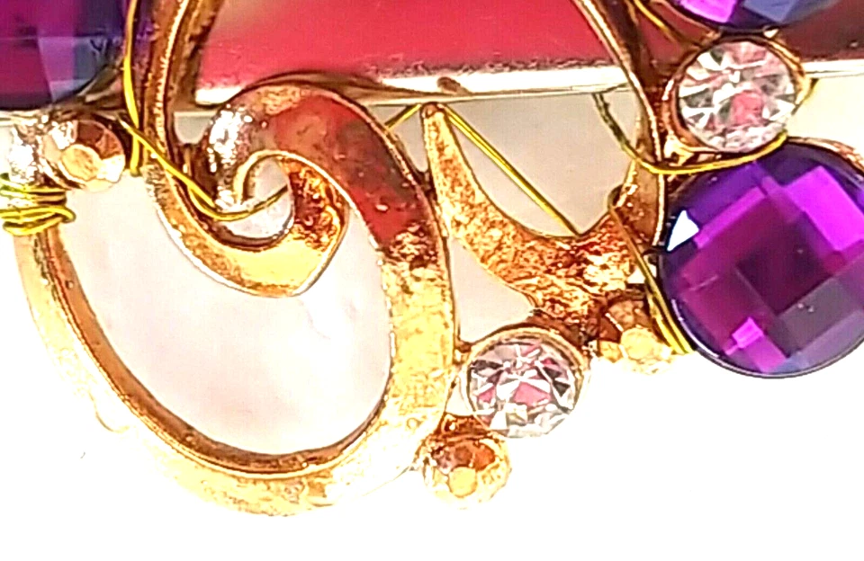 Pluple акриловый кристально прозрачный со стразами золото серебро 2 дюйма аллигатор заколка для волос - Изображение 4 из 4