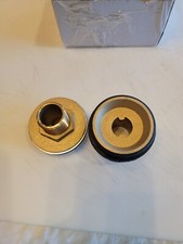 1-1/4" x 3/4" Brass Urinal Spud w/Gasket- Dearborn 4031- NEW. 2pk