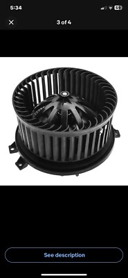 Front HVAC Heater Blower Motor with Fan Cage Compatible with Chevrolet See Discr