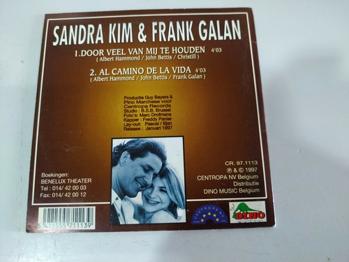 Sandra Kim & Frank Galan Loving Me A Lot - Single CD - Picture 2 of 3