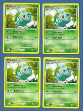 4 Pokemon 2007 Secret Wonders Common Card 77/132 Bulbasaur