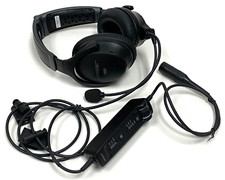 Bose A30 Anr Aviation Headset, Noise Cancelling Pilot Headphones 857641-3170