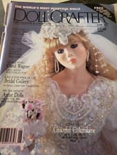 Doll Crafter Magazine Jun 1991 Wedding Gown Pattern and Headpiece 1901 Bridal