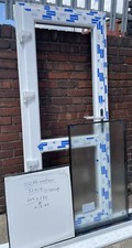 New UPVC back door and frame Full White 900x2100 With Cill Brand New