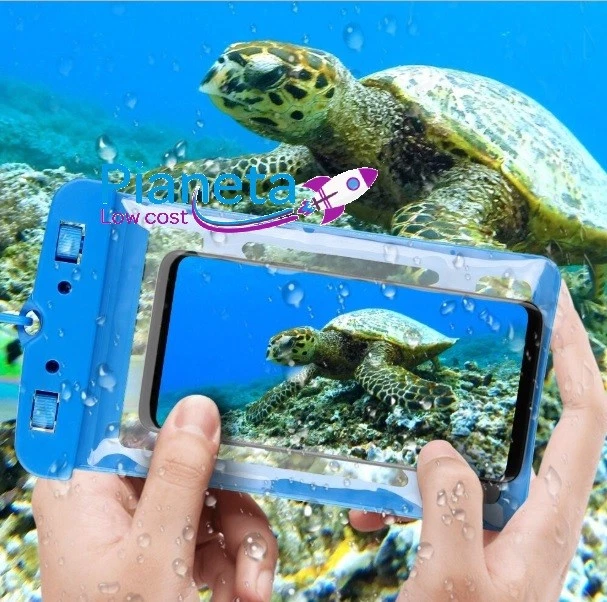 COVER CUSTODIA IMPERMEABILE PER SMARTPHONE SUBACQUEA MARE UNIVERSALE ERMETICA - Immagine 3 di 4