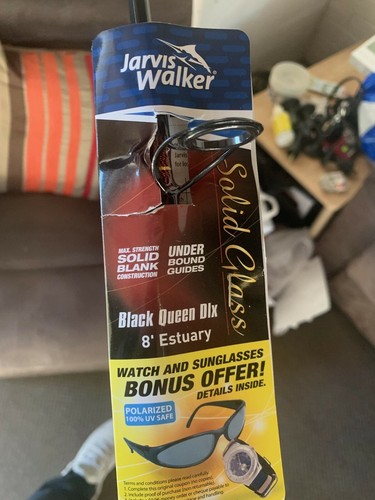 Jarvis Walker Deluxe Black Queen 8ft Pce 2-6kg Solid Glass - Main Image