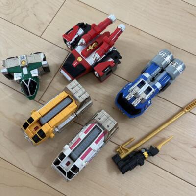Power Rangers Lightspeed Rescue GoGoFive Victory Mars 6set Megazord japan