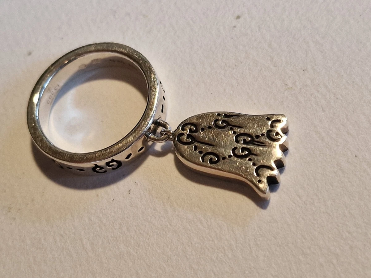 Gucci ghost sale ring ebay