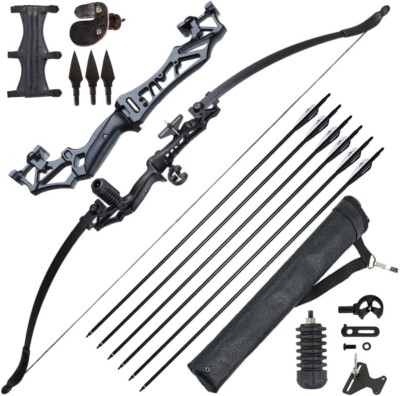 Pfeil und Bogen Set für Erwachsene Profi und Anfänger 40 lbs mit Zubehör - NEU