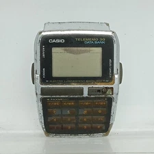 Casio Data Band 1253 Quartz DBC-300 Digital Vintage Watch For Parts IMR227ALI1