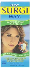 Surgi-wax Assorted Maple Honey Wax Strips, 16 Strips