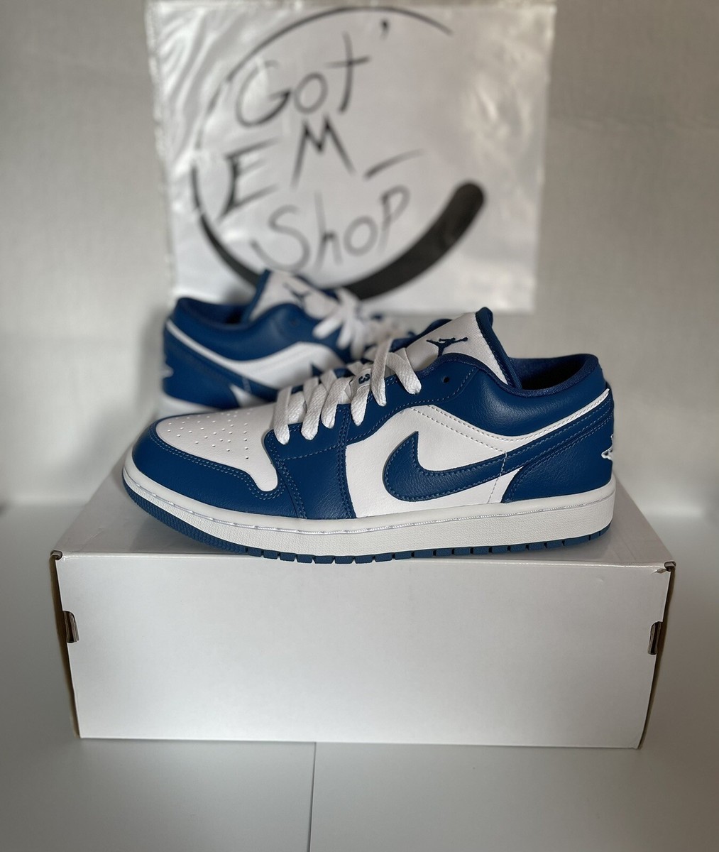 Nike Air Jordan 1 Low Marina Blue DC0774-114 8W-8.5W | eBay