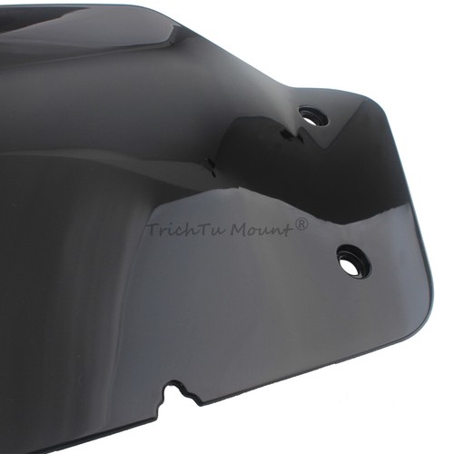 7" Black Windscreen Windshield Deflector For Harley CVO Street Glide FLHXSE 2023 - Imagen 10 de 19