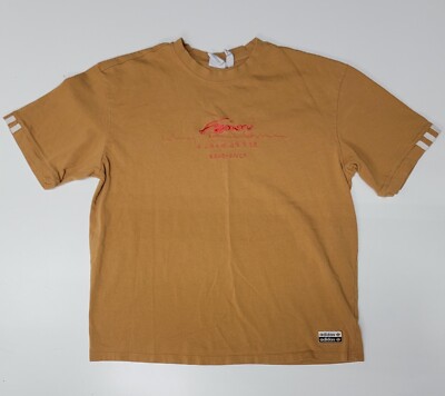 Adidas Originals Womens Oversized Premium T-Shirt Brown