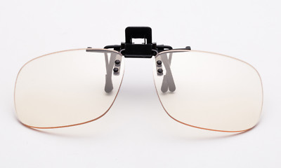 Clip On Blue Light Filter Blocking Glasses Office Computer Anti UV Strain Relief