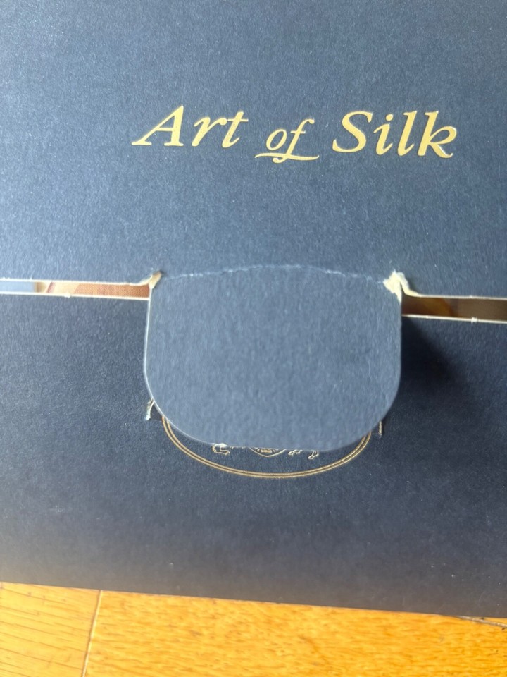 Tie Rack Art Of Silk BNWT Cream orange floral 100 silk scarf in box 30