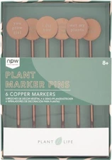 NPW-Plant Life Marker Pins, 6-Count, Copper
