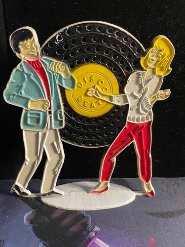 Revere USA Disco Beat Record Dance Earring Holder