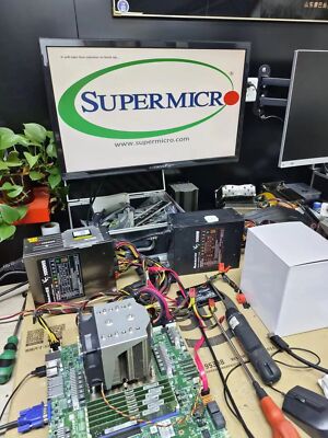 Supermicro H13SSL-N + AMD EPYC GENOA-x 9684x 96c/192t SP5+ 64G 4800mhz RAM Set