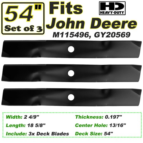 3 Lame Di Sollevamento 54 Med Per John Deere 325 335 345 425 445 455 - Ricambio GY20569 M115496 - Foto 13