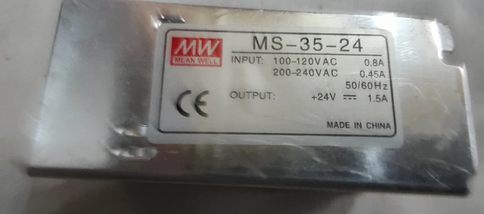 MeanWell MS-35-24 Switching power supply 35W 24V (5 Pcs) - Image 4 of 4