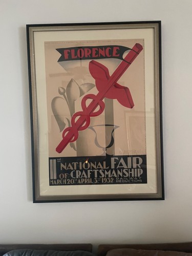 Original French Poster - Chanteclair by Mich - Museum Framed - Linen Backed - A+ - Picture 8 of 11