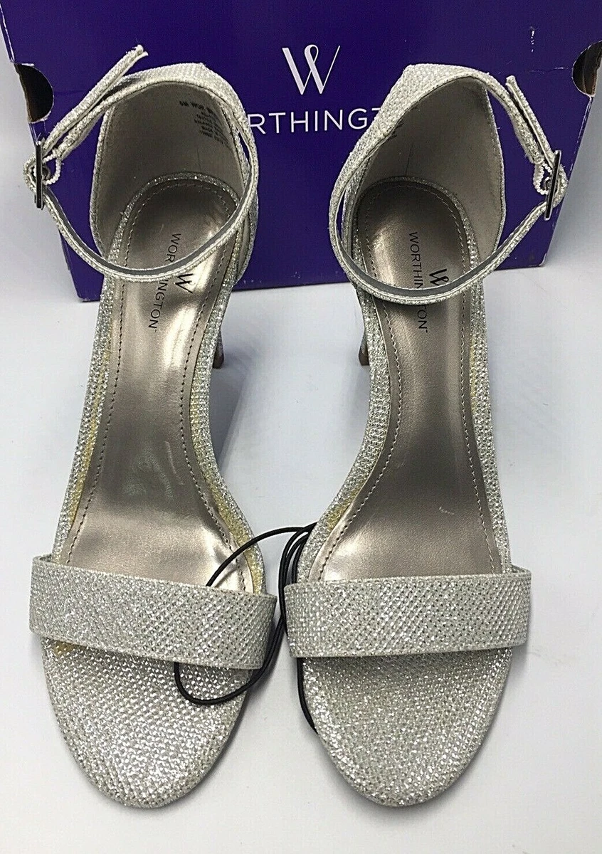Worthington silver store heels