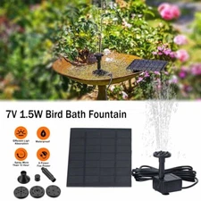 Solar Water Pump Aquarium Fish Tank Submersible Pond Fountain Hydroponics