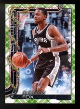 2025-26 TOPPS HOLIDAY PLAID PARALLEL DEAARON FOX #H157 SPURS