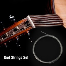 Clear Nylon Silver Plated Copper Alloy Oud Strings Set Replacement Accessory 