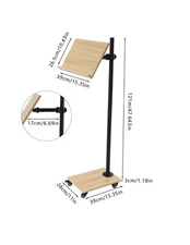 Book Holder Floor Stand for Reading Book Stand Adjustable Height 15.4x11in
