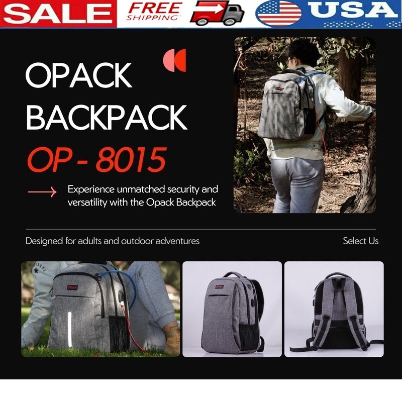 Usb Charging Travel Bag Hidden Compartment