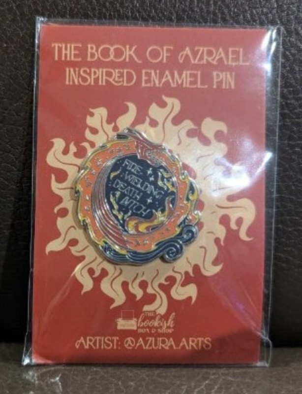 Bookish Book Box Book of Azrael Pin