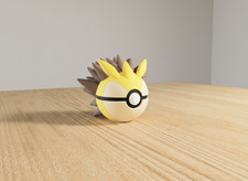 Sandamer Pokéball – 3D-Druck | Fan-Design | ca. 7 cm Ø | Deko