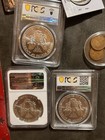 PCGS/NGC MS69 $1 American Silver Eagle Silver Lot 1989 1991 2013 UNC hoard — photo 7