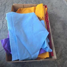 Remnant Crafting Felt Fall/Winter Colors 10 Pieces- See Description For Sizes