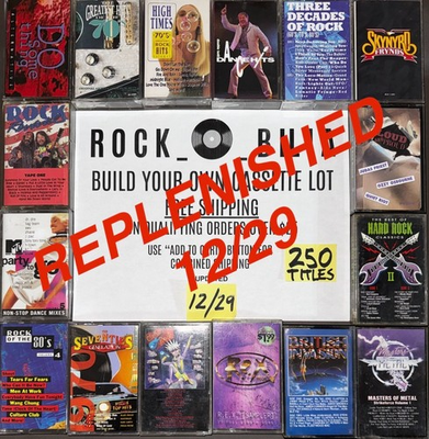 #ad V A K TEL Greatest Hit BUILD YOUR LOT CASSETTE Tapes BUY $25 GET FREE SHIPPING $7.00