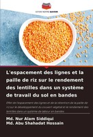 L'espacement Des Lignes Et La Paille De Riz Sur Le Rendement Des Lentilles...