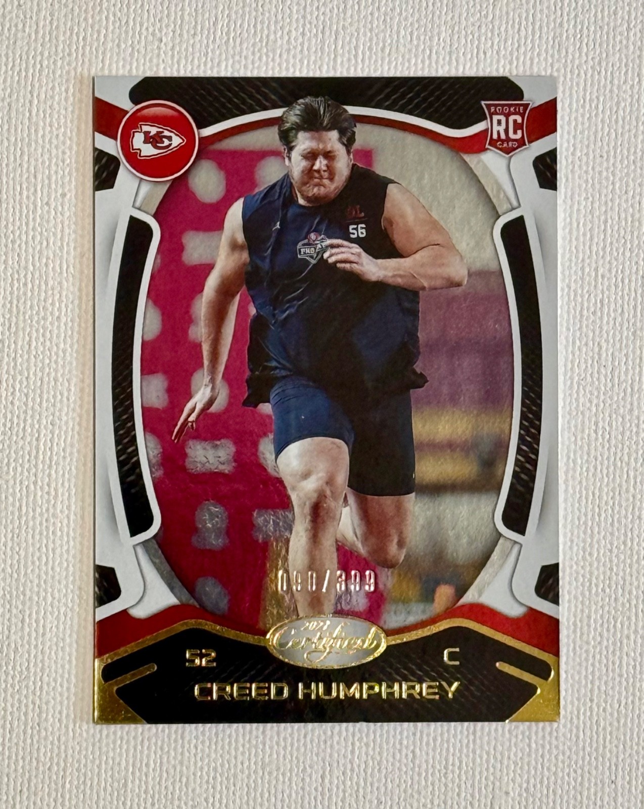 Creed Humphrey Panini Certified #165 Base